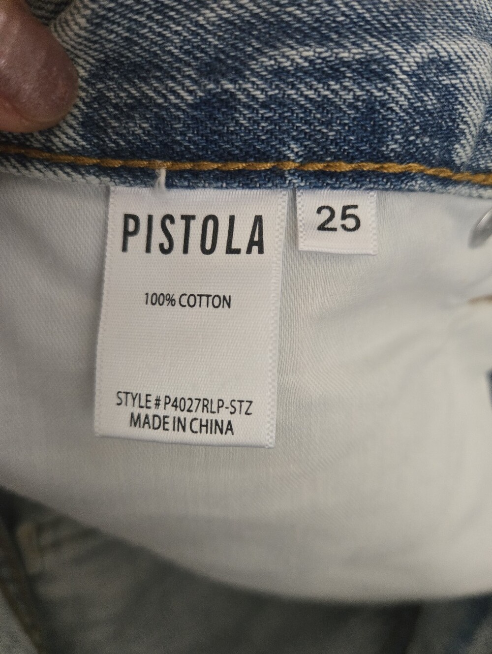 Pistola Distressed Light Wash Denim Shorts Size 25 - Picture 5 of 14